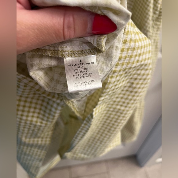 Carly Jean Los Angeles tiered gingham dress, size L - Picture 3 of 8